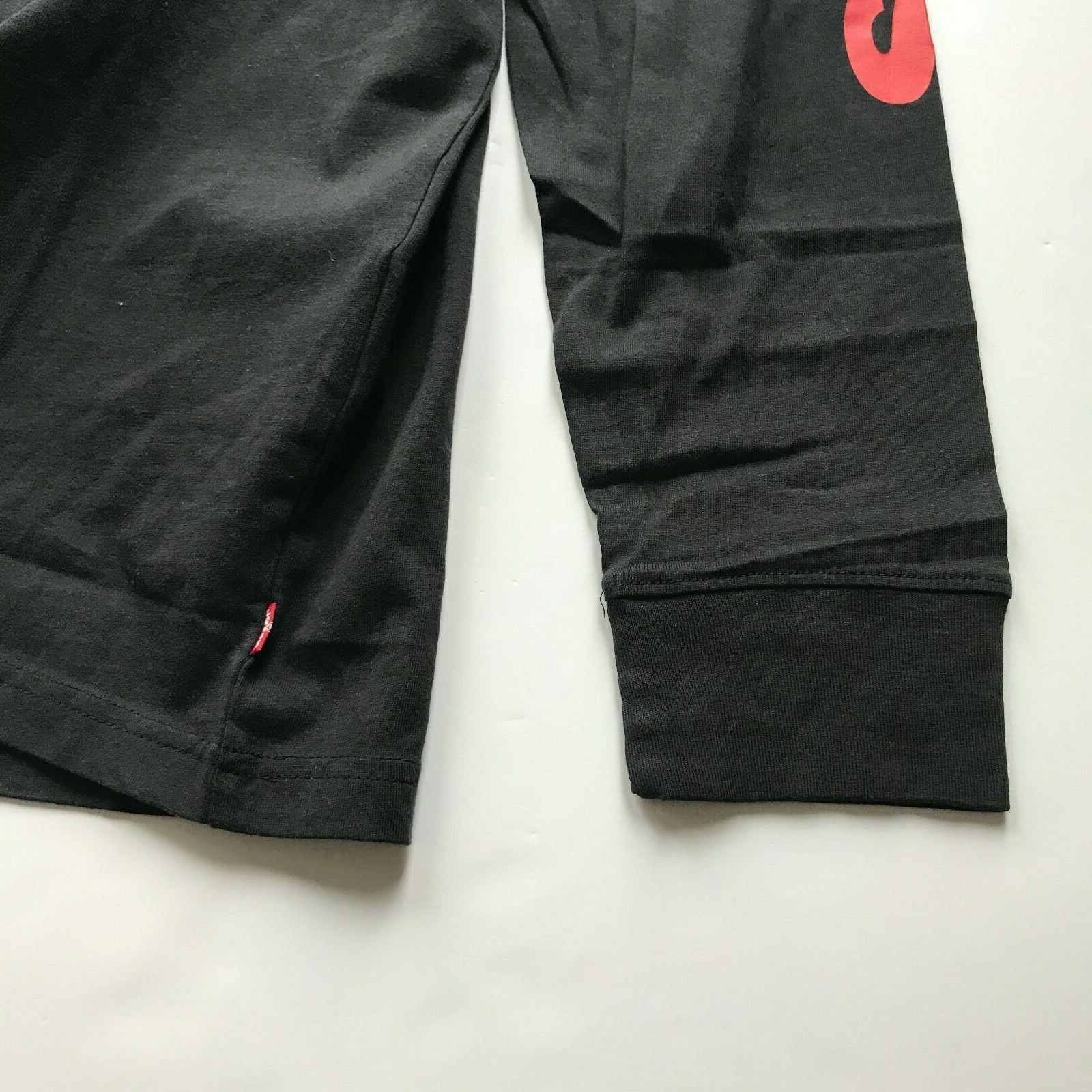 NWT Levis Men’s Graphic Crew Neck Cotton Long Sleeve Tee T-Shirt XS S M L XL XXL