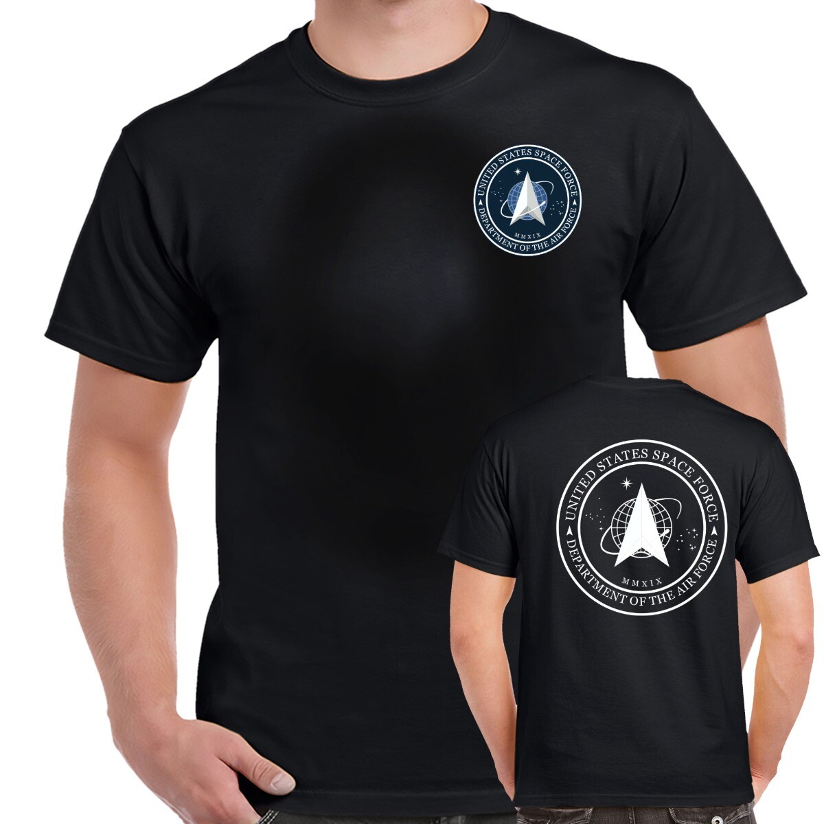 Space Force Logo Double Sided Shirt