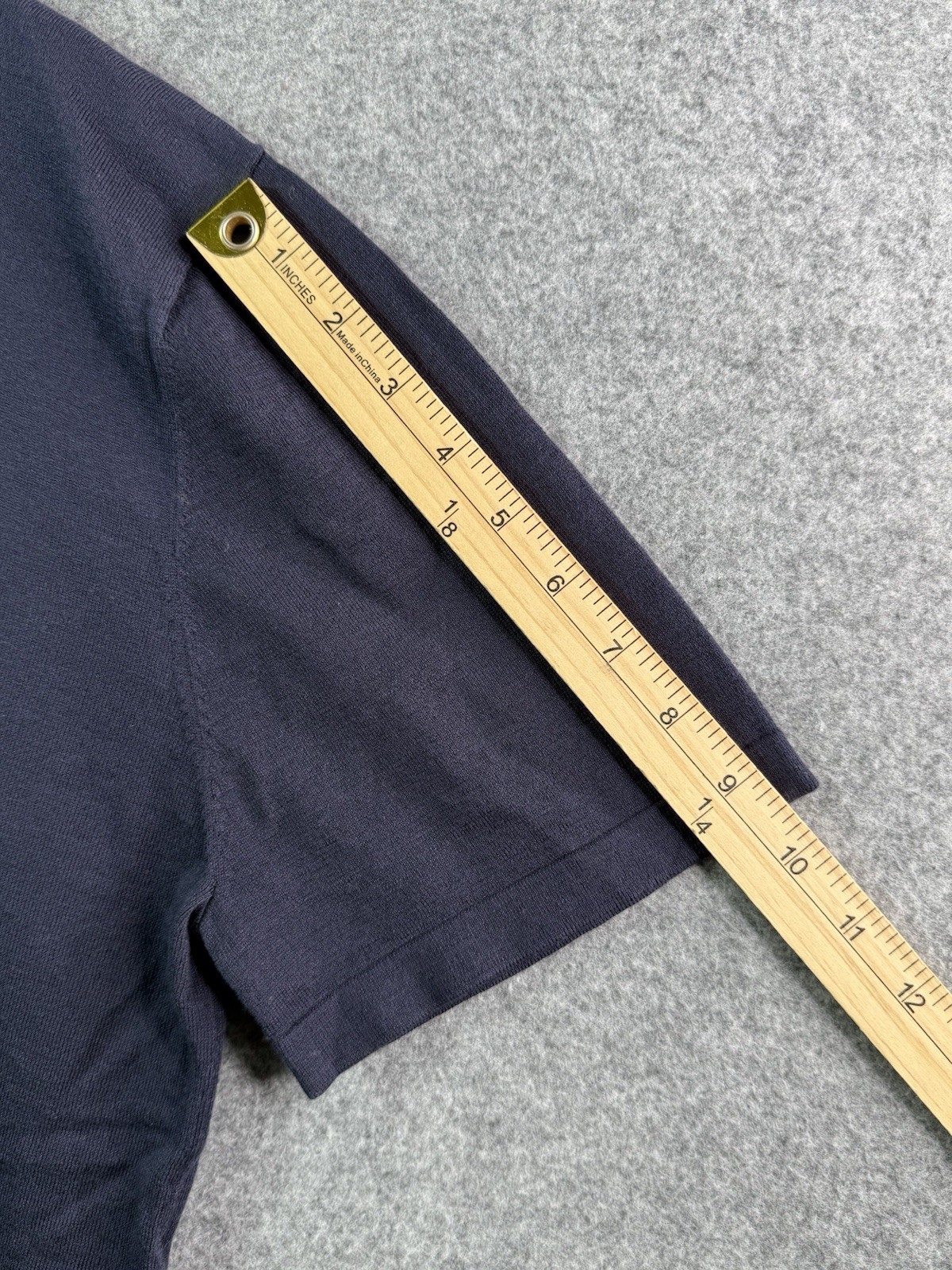Collars & Co T-Shirt Blue Cotton Silk Luxury Touch Minimalist Mens 2XL