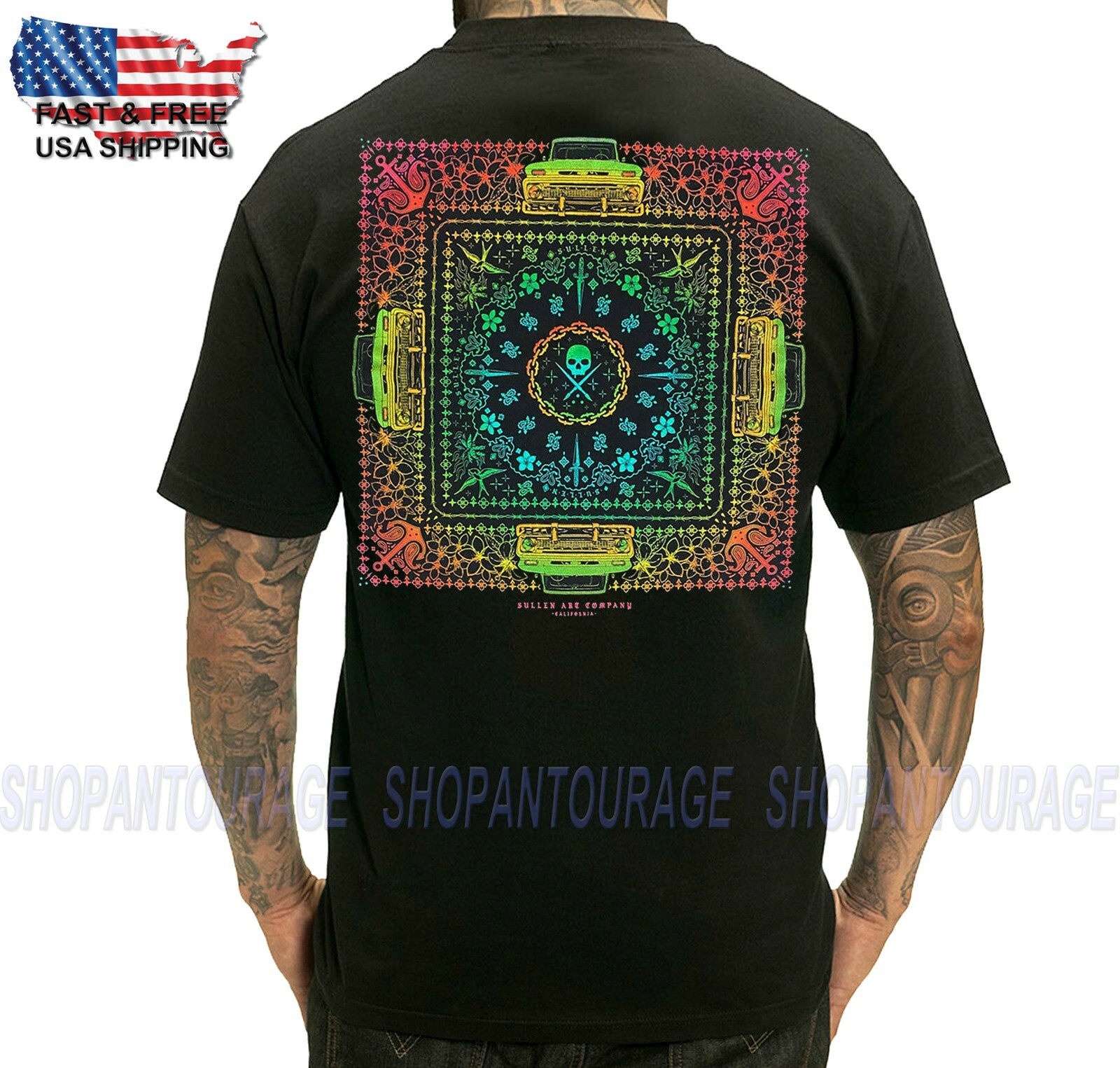 Sullen Art Collective Left Coast SCM4542 New Standard Short Sleeve Men`s T-shirt