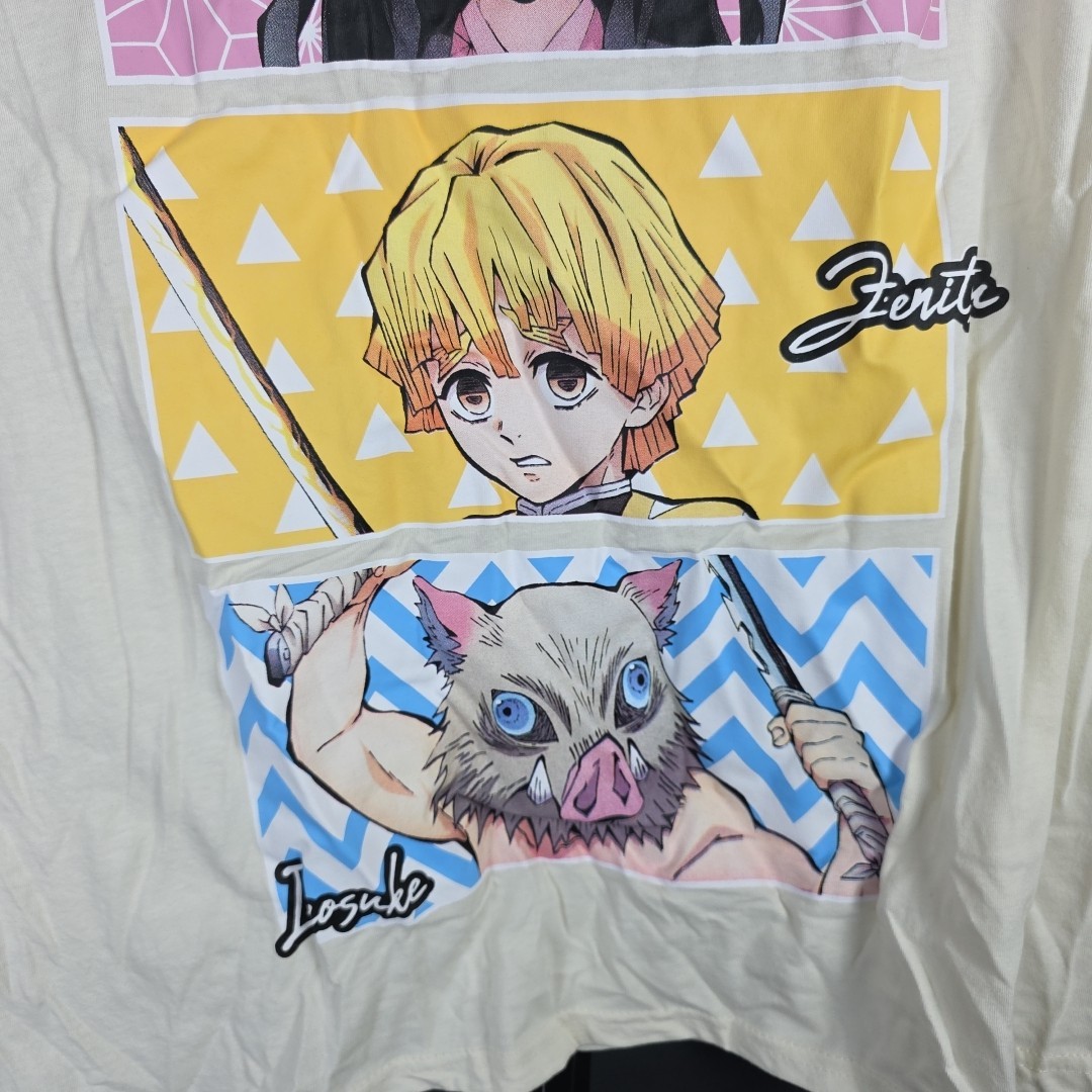 Demon Slayer: Kimetsu No Yaiba Character Panels White XXL T-Shirt