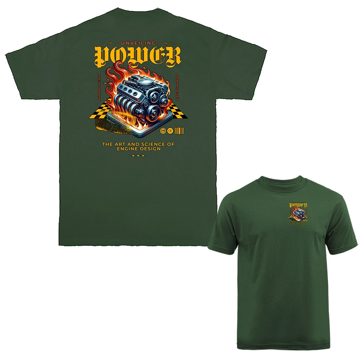 Unveiling Power Imported Tuned Custom JDM Sports Car T-shirt