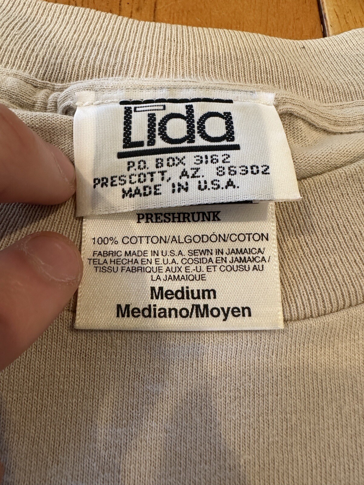 Vintage Lida Souers Native American T Shirt Medium Art Made In USA