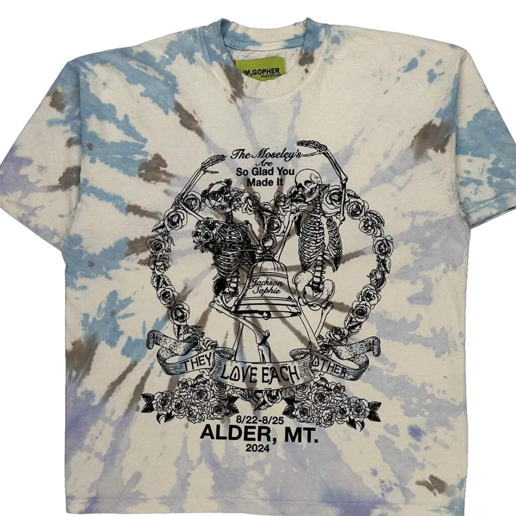 Wedding Event Unbranded Tie-Dye T-Shirt – 2XL Multicoloured Cotton