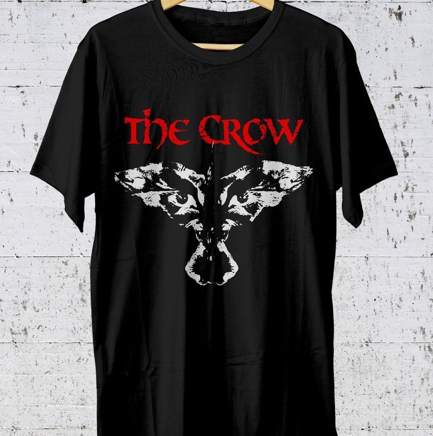 The Crow Movie T-Shirt Black Gothic Horror Film Graphic Unisex Tee – T819