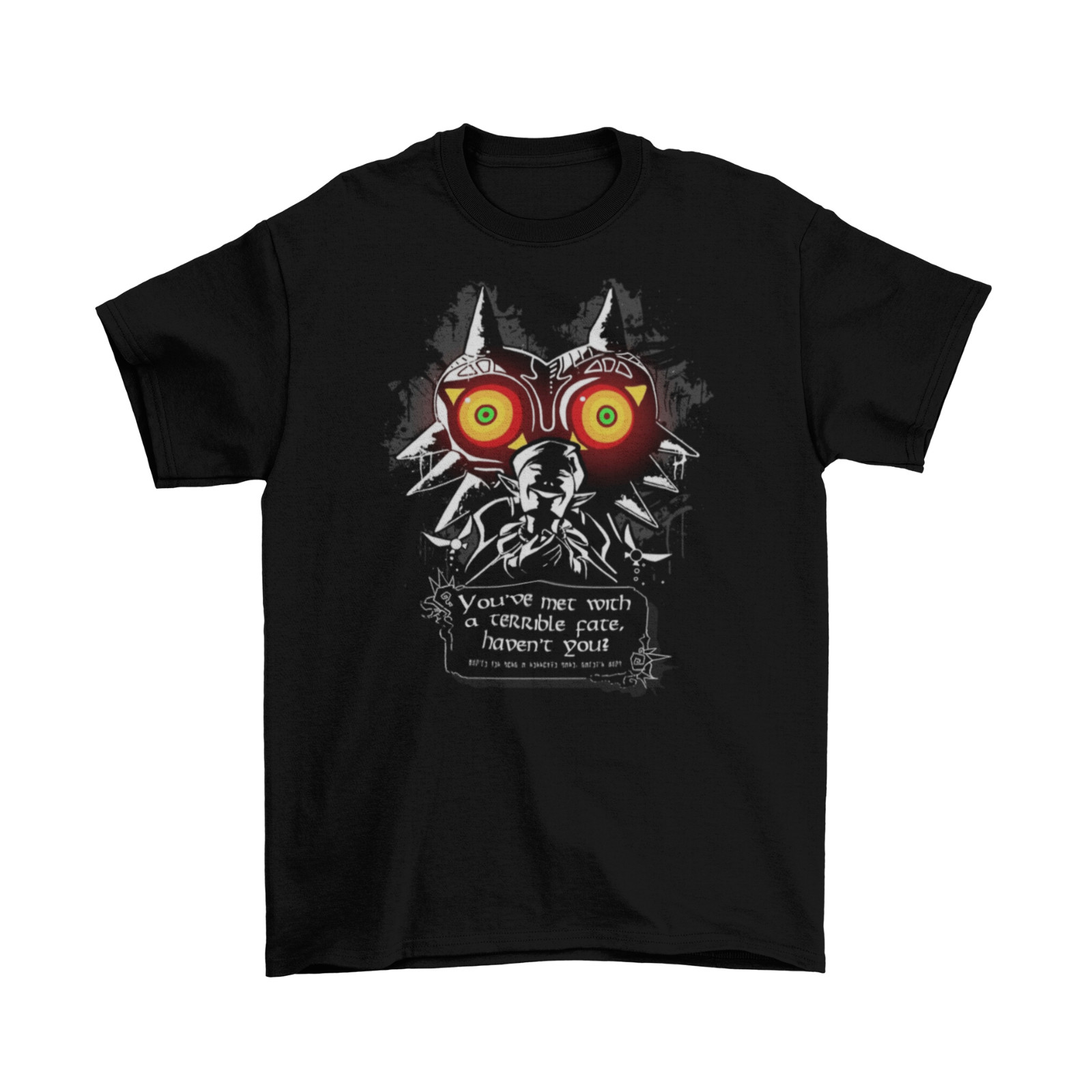 Majoras Mask Legend of Zelda T-Shirt Cotton Unisex Adult Funny N64 Link New
