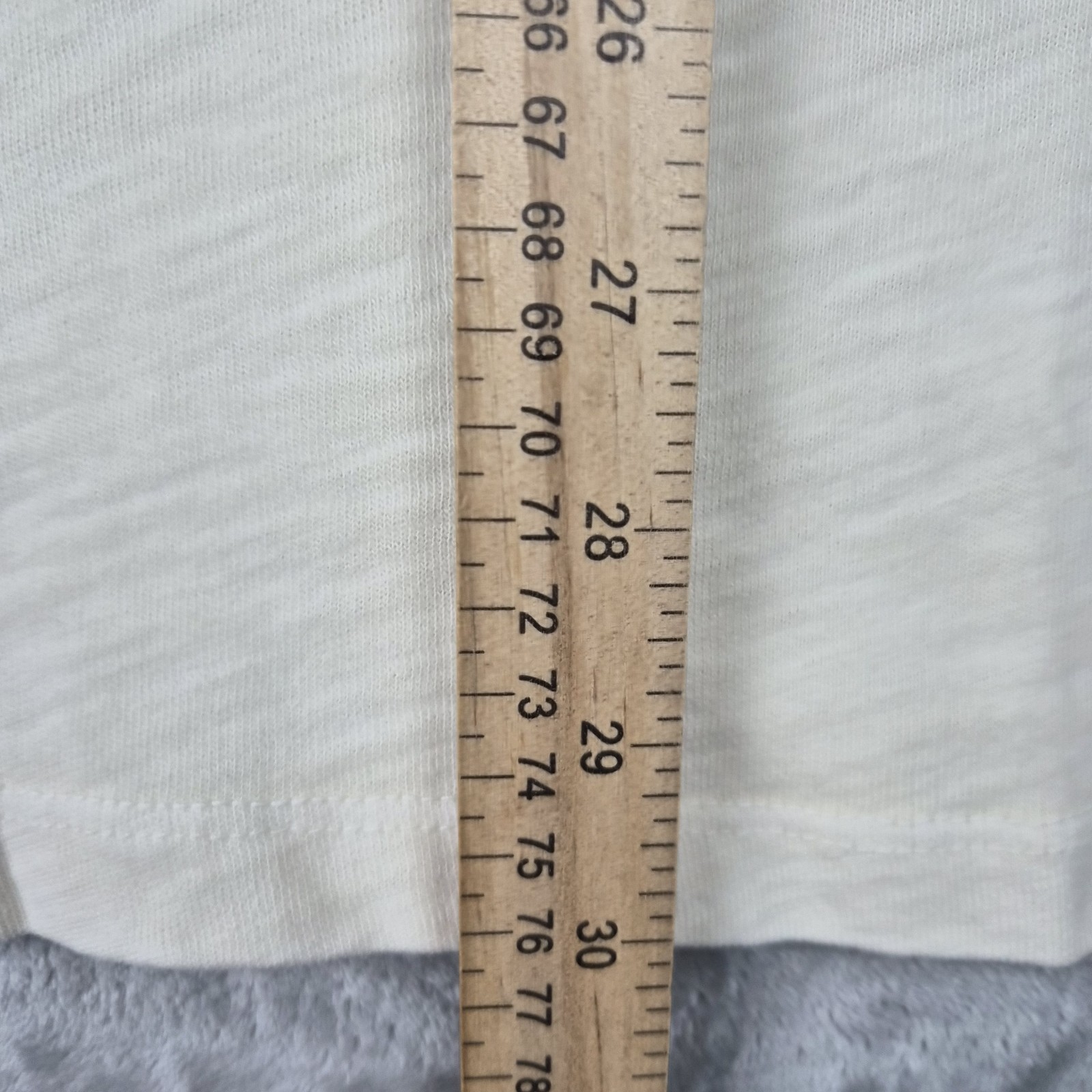Marine Layer Tee Mens XXL Vintage Heavy Slub Pocket Antique Cream Short Sleeve