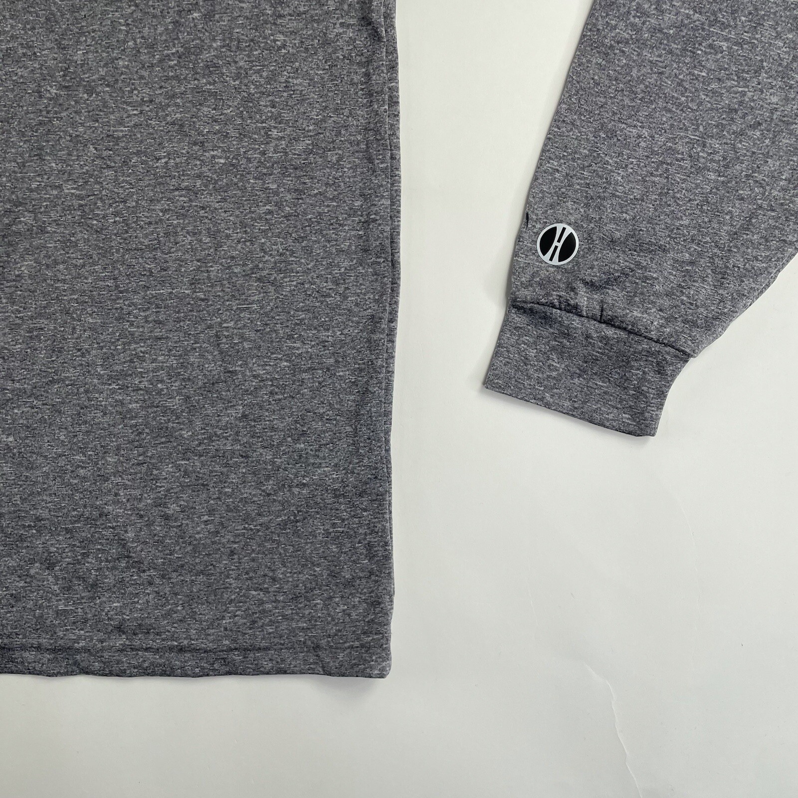 Holloway Alliance Shirt Medium Grey Mens Long Sleeve Activewear Used Casual