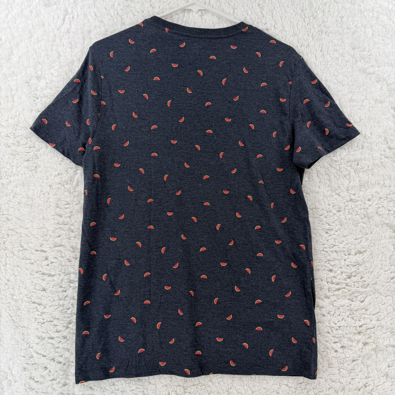 Old Navy Shirt Mens Small Watermelon Allover Graphic Tee Summer Fruits NWT