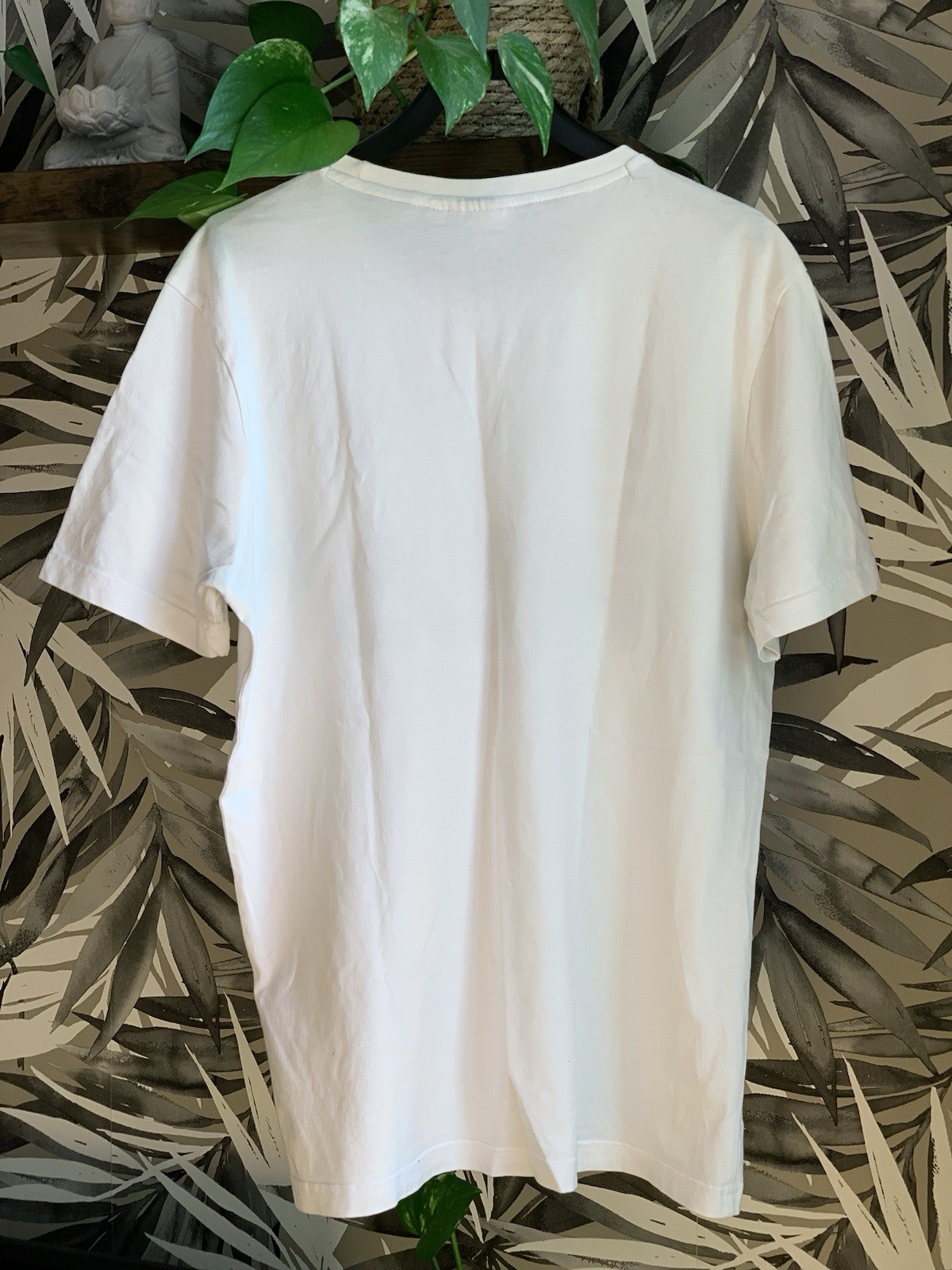 FILA T-shirt men’s cotton crew neck short sleeve white cotton size S