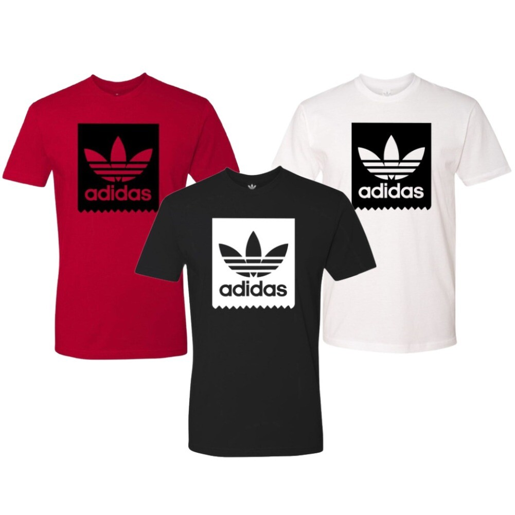 Adidas Men’s T-Shirt Blackbird Trefoil Graphic Logo Active Short Sleeve Tee