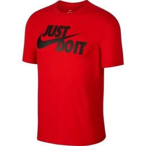 Nike Men’s T-Shirt Sportswear “Just Do It” Short Sleeve Crew Athletic Neck Shirt