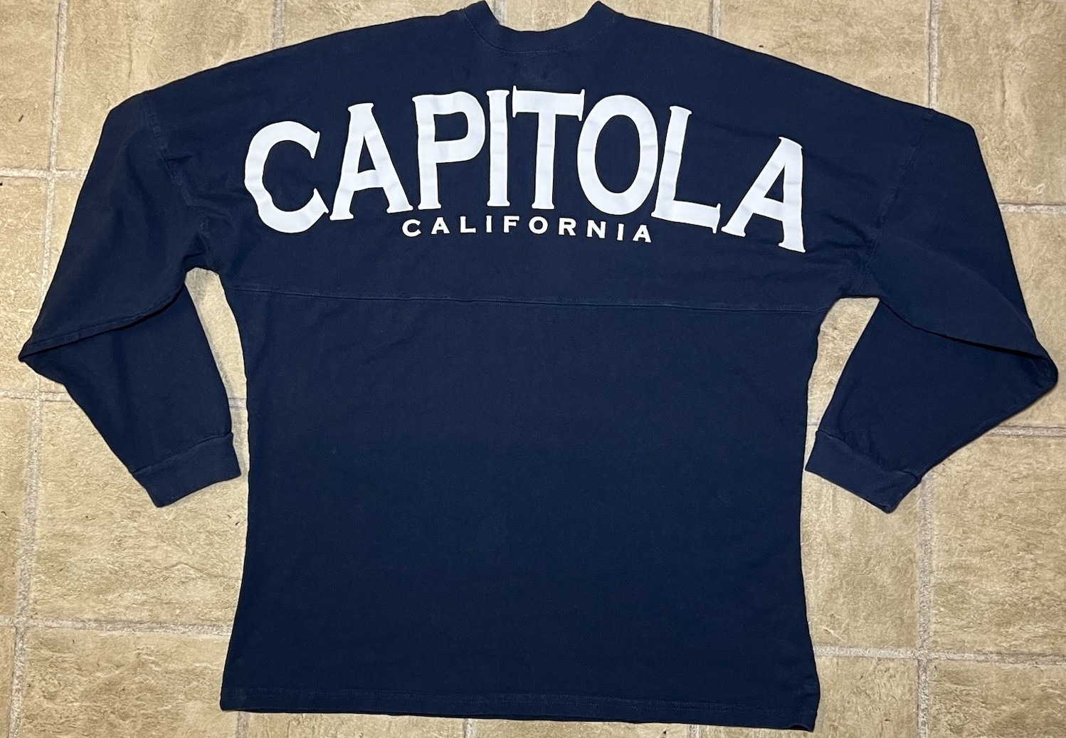 Vtg Capitola California Mens Large Spirit Jersey Style Shirt West Trends Tag USA
