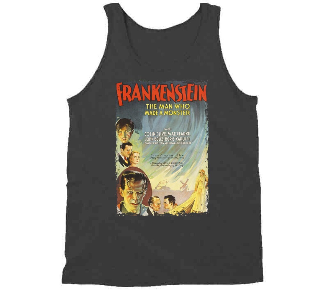 Frankenstein 30s Classic Horror Movie Fan T Shirt