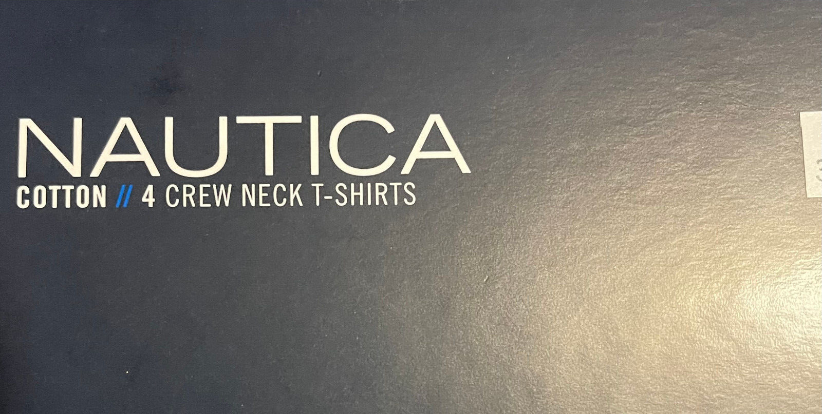 NAUTICA MENS 4 PACK COTTON WHITE CREW-NECK S M L XL XXL T-SHIRTS UNDERSHIRTS-NEW