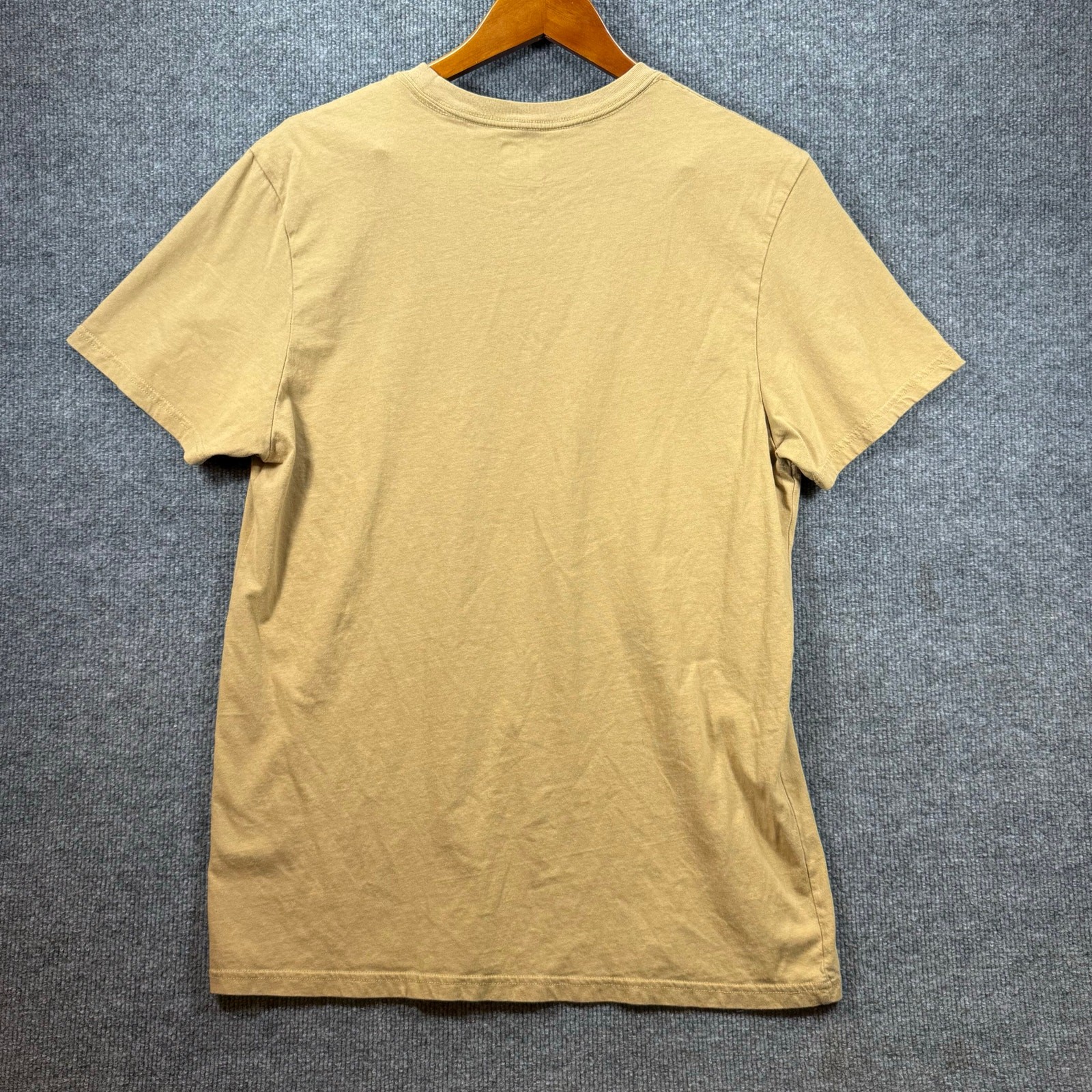 Miller High Life T-Shirt Men’s M Beige/Tan Graphic Print Beer Party Casual