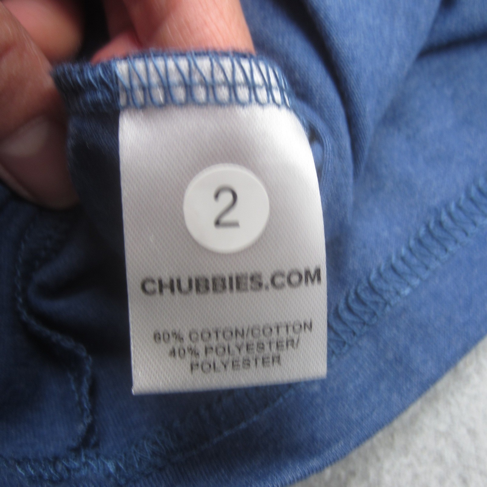 Chubbies Shirt Mens XL Blue The Weekend Has Arrived Pocket Crewneck Preppy