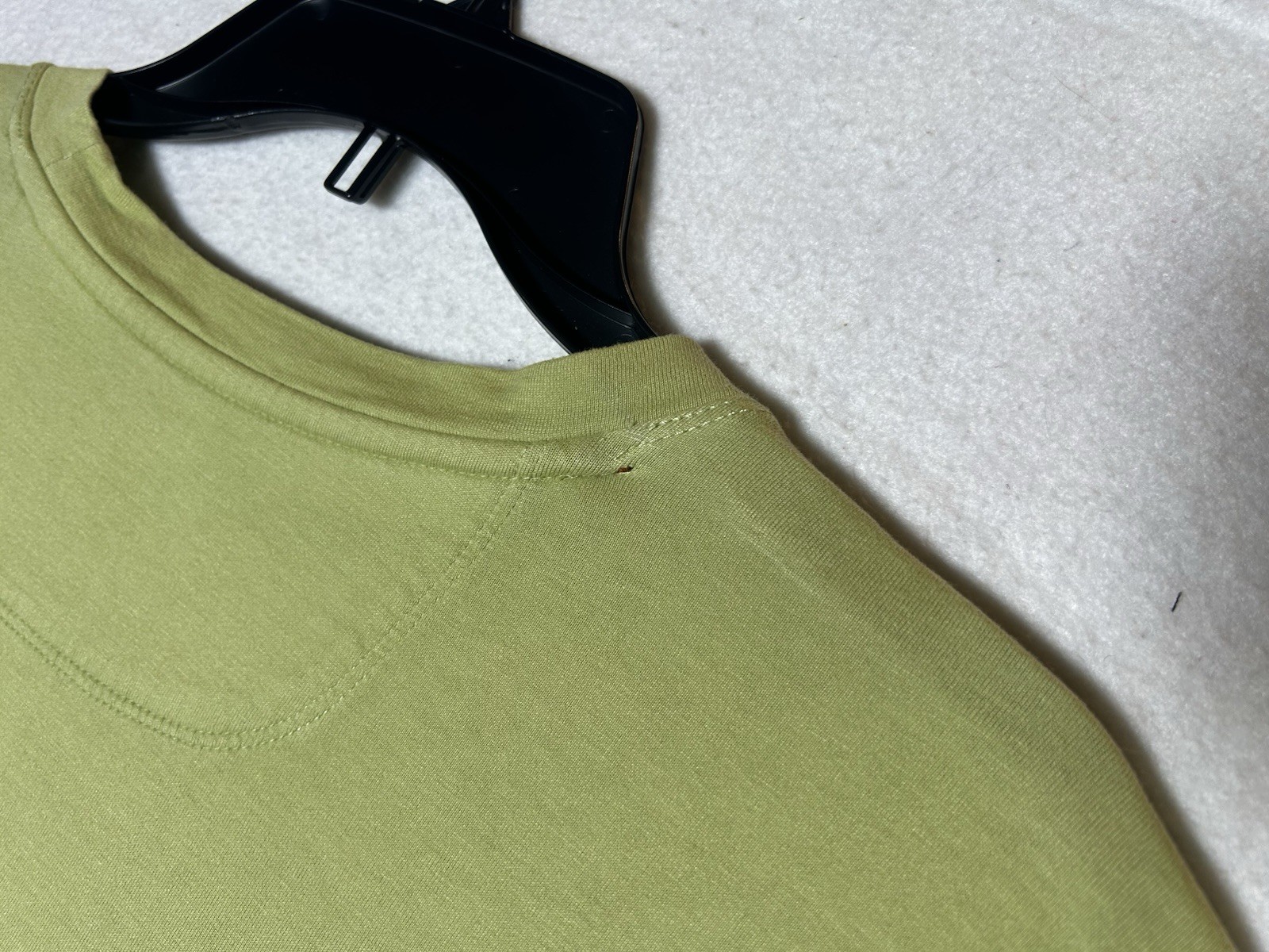Tommy Bahama Men’s Solid Green Crew Neck Logo Tee Pima/Modal Knit, Size L