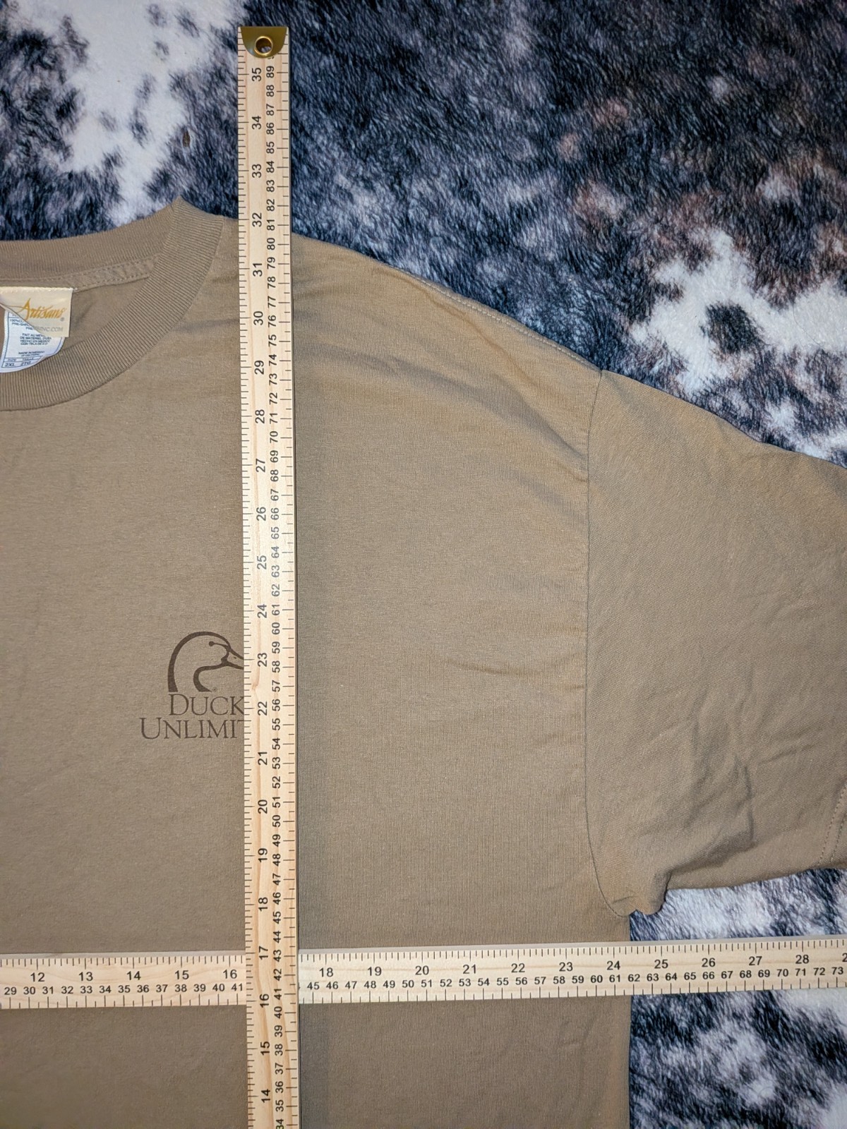 Artisans Ducks Unlimited Brown Dog Sportsman’s Warehouse 90s Cotton Tee 2XL Vtg