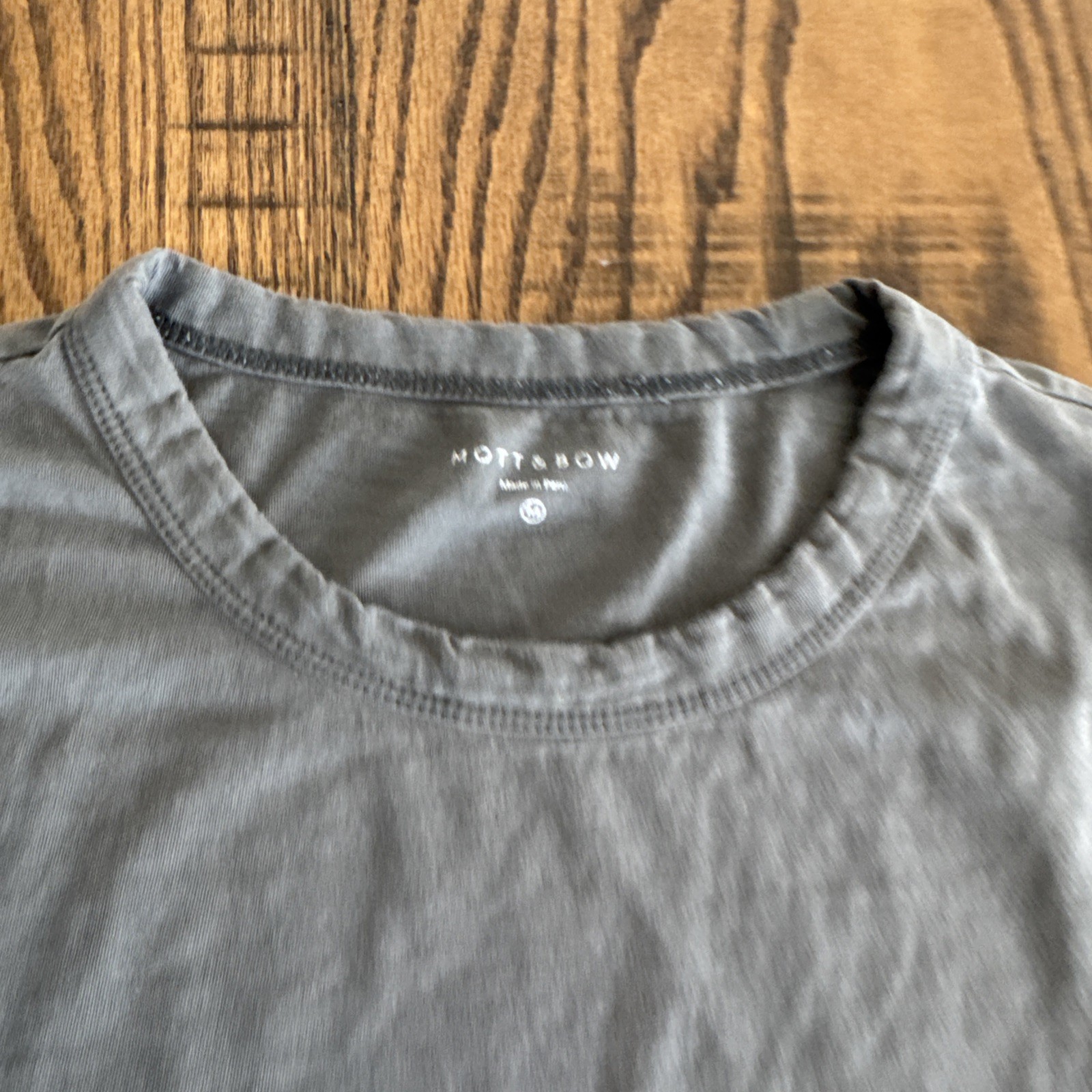 MOTT & BOW Mens Crew Neck T-Shirt Medium Peru Cotton Short Sleeve Lot of 3