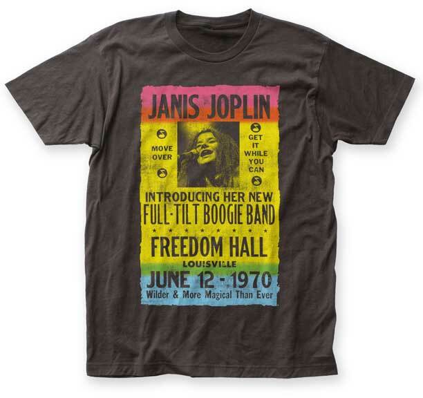 JANIS JOPLIN Freedom Hall Poster T SHIRT New Impact Merchandising
