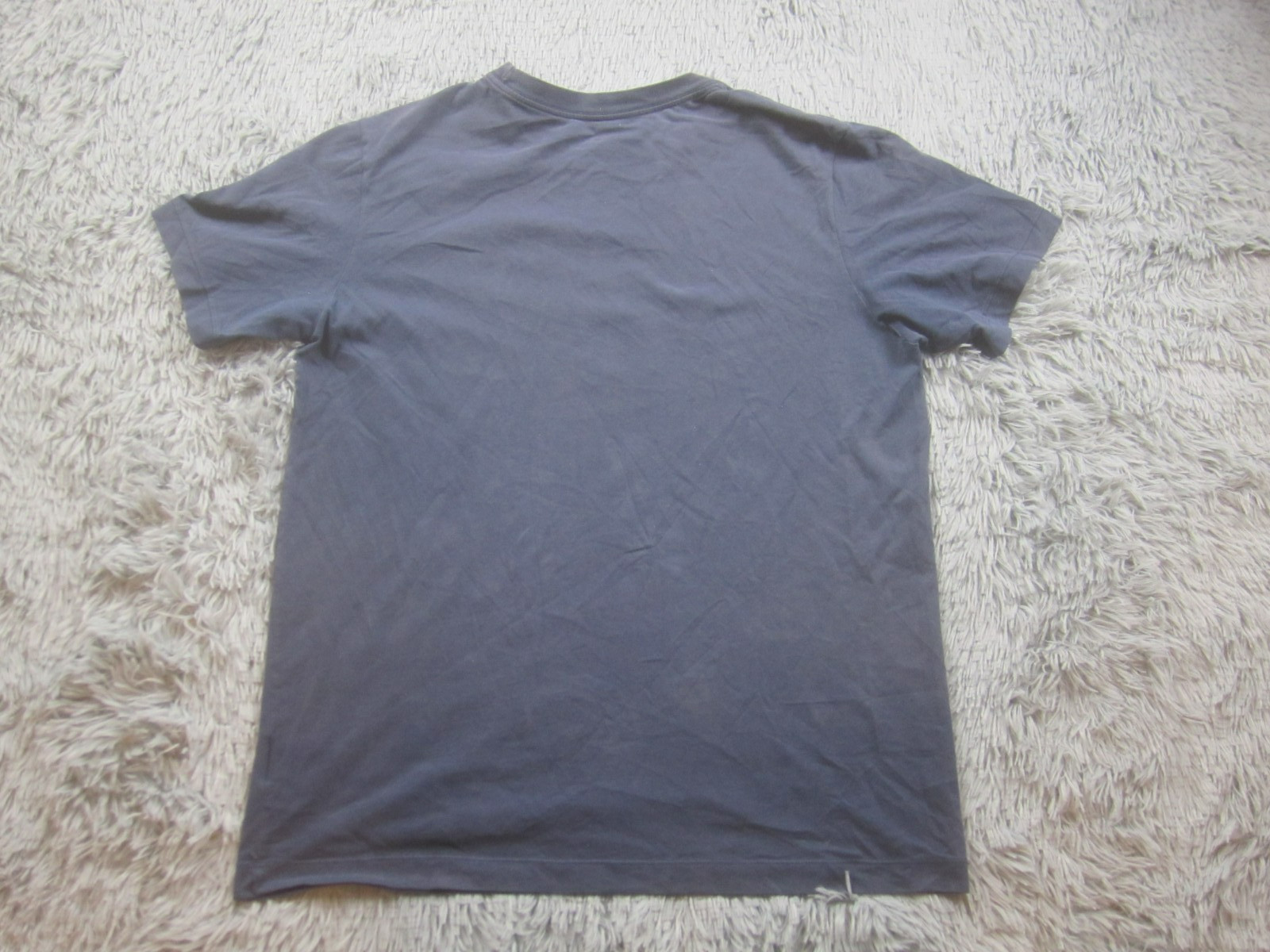 The Nike Tee Mens Medium Shirt Short Sleeve Blue Dri-Fit Crew Neck USA