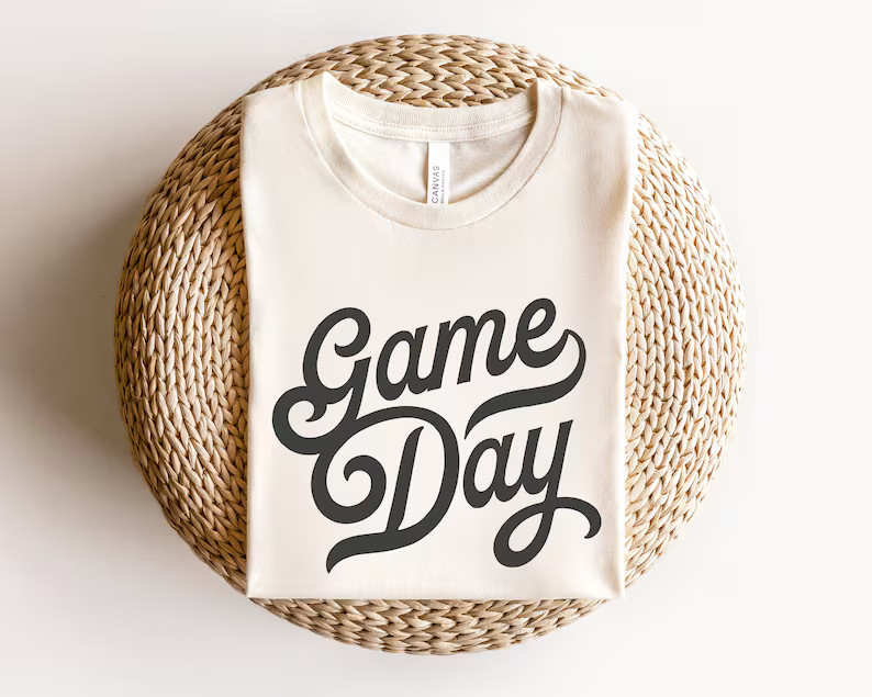 Game Day Comfort Tee Shirt Fan Apparel Soft Relaxed Fit