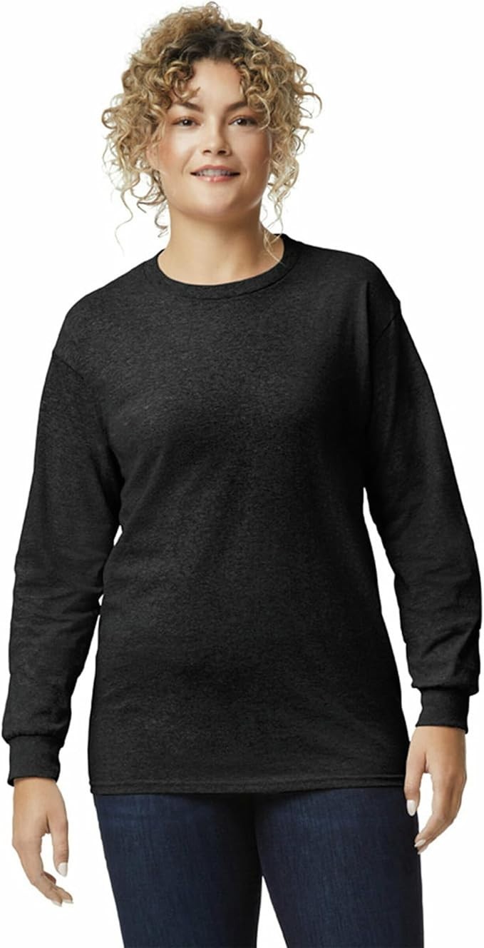 Gildan Adult Ultra Cotton Long Sleeve T-Shirt Large