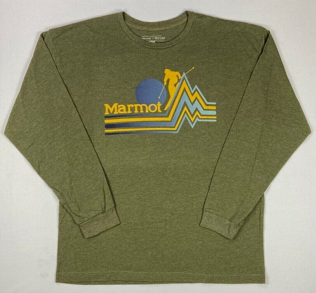 Men’s Marmot X Thread Cotton/Polyester Long Sleeve Shirt Size XXL