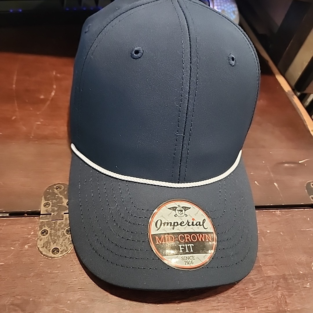 Imperial The Wingman Cap – Dark navy blue with white string