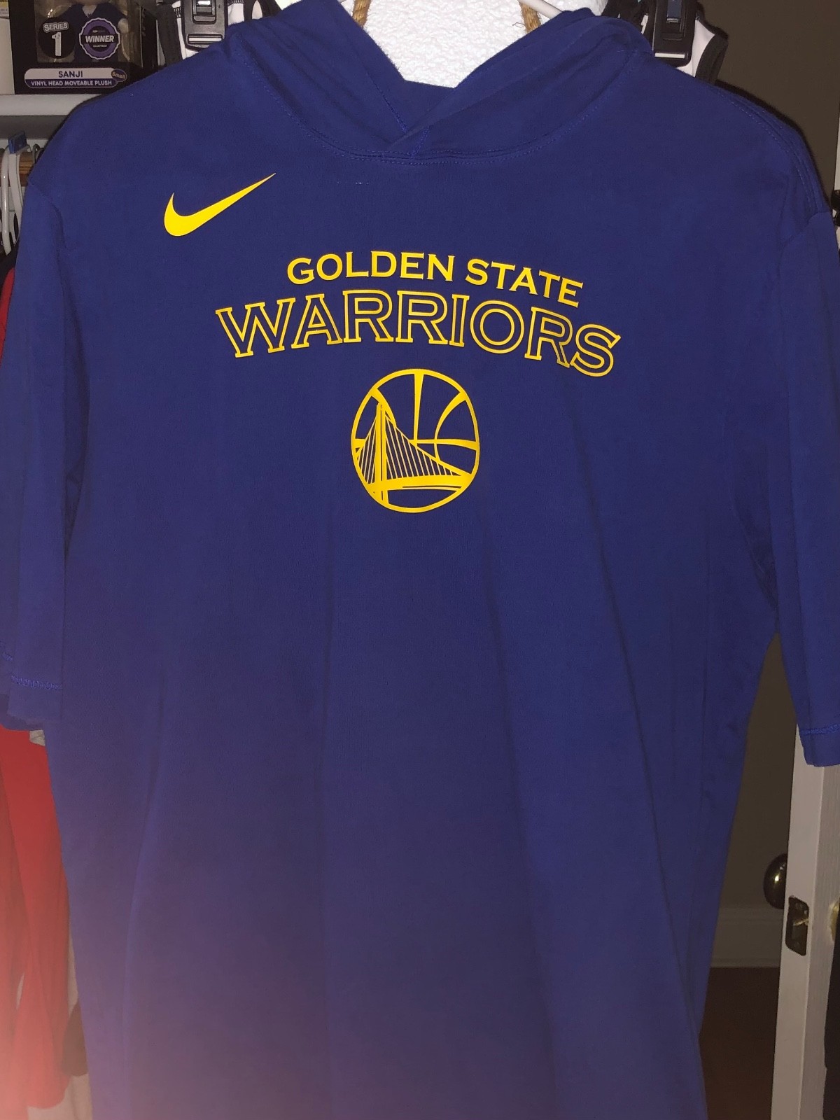 Nike Men’s Blue and Navy T-shirt
