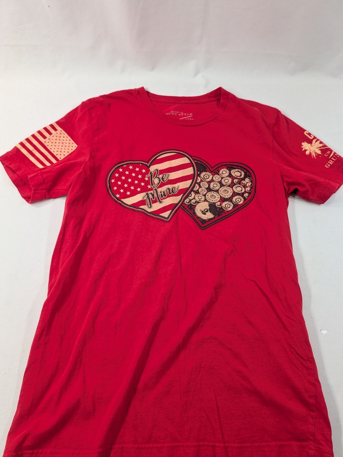 Lot of 7 Mens Grunt Style M Size T-Shirts Patriotic Medium