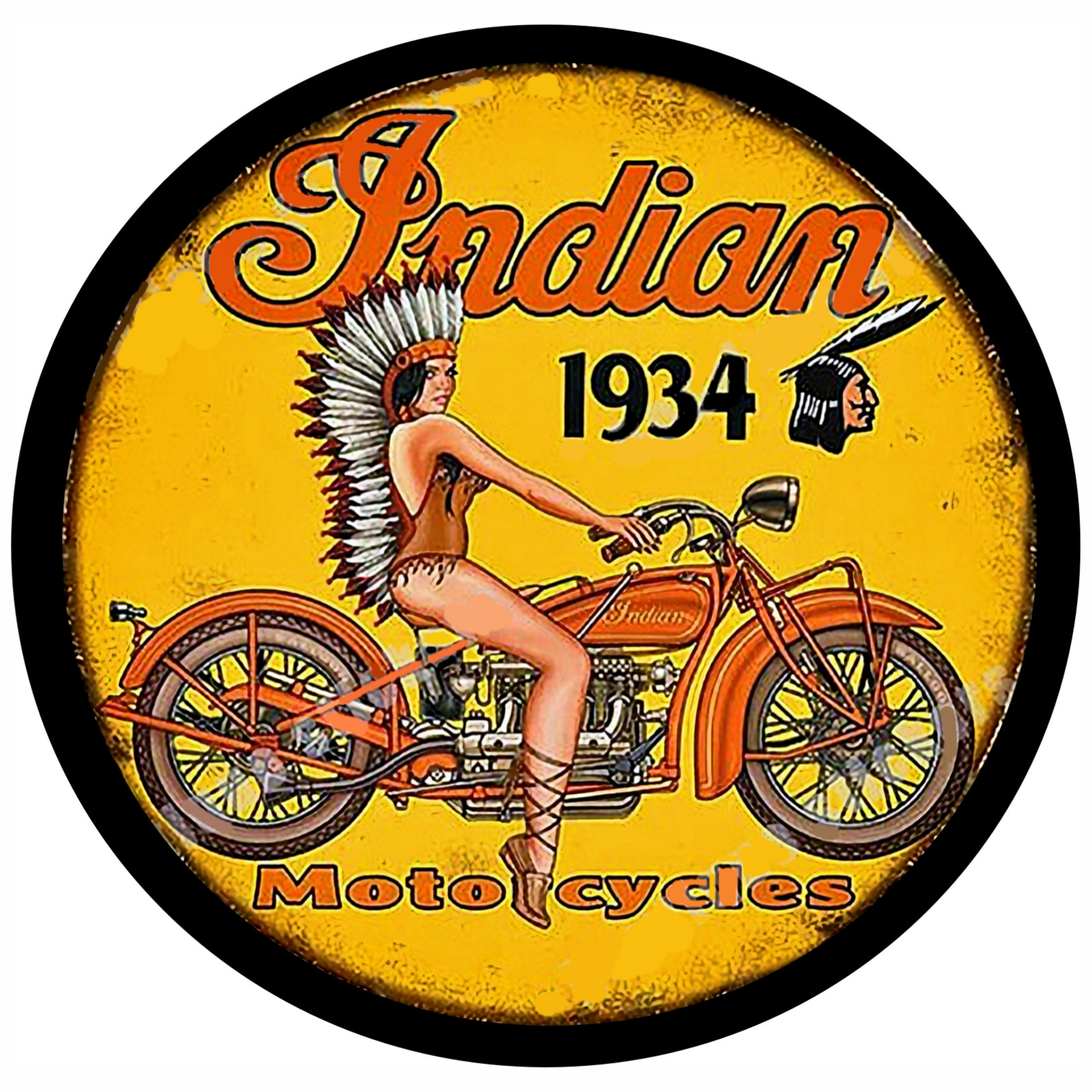 Indian motorcycle sticker sign vintage replicia laptop bumper cups 4 sizes