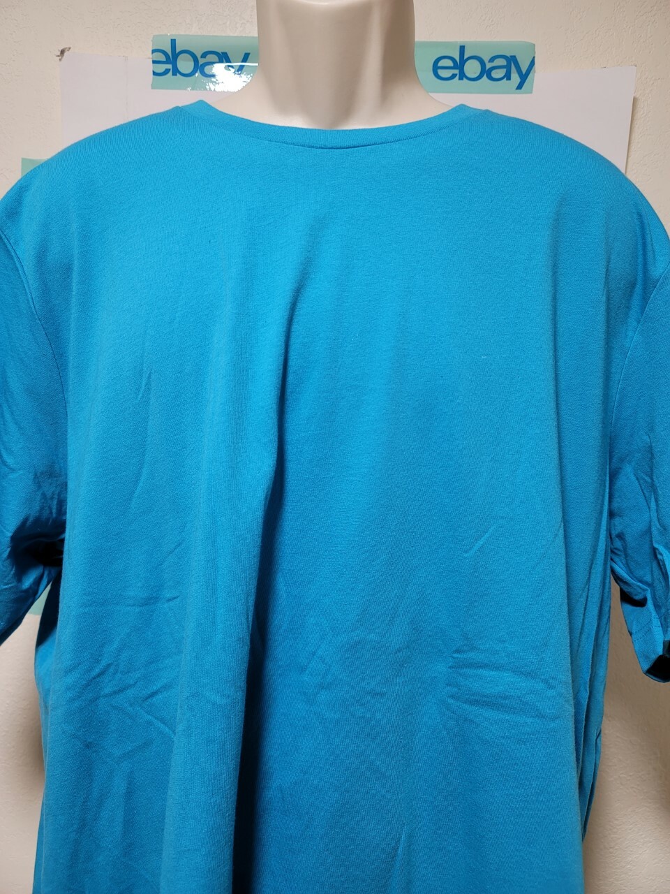 Mens New Bella + Canvas T Shirt Aqua Blue Size XL Strong