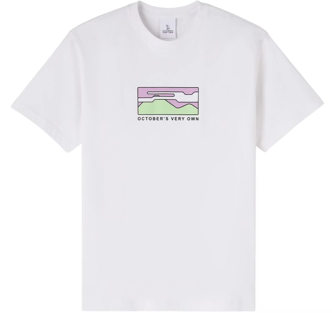 OVO White Hiker Logo Tee Shirt – 3XL – New
