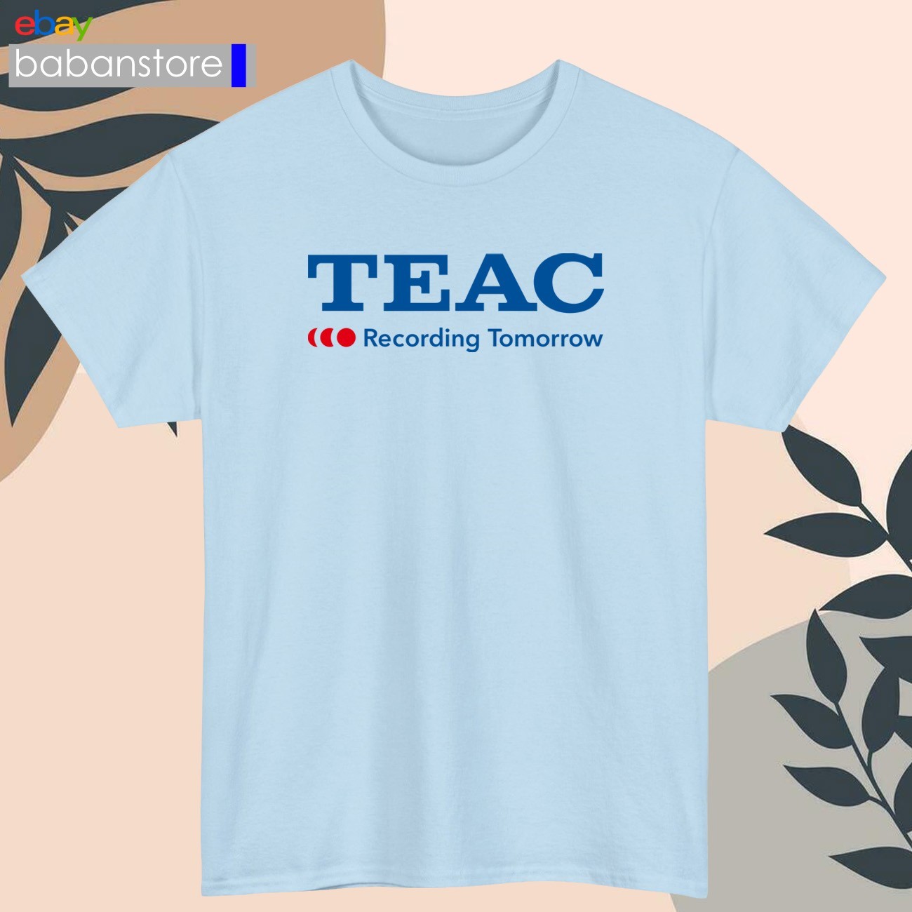 TEAC Corporation Electro Logo Black/White/Grey/Navy/Light Blue T-Shirt S-5XL