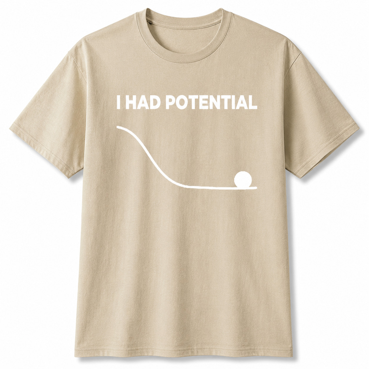 I Had Potential Funny Sarcastic Graphic T-Shirt