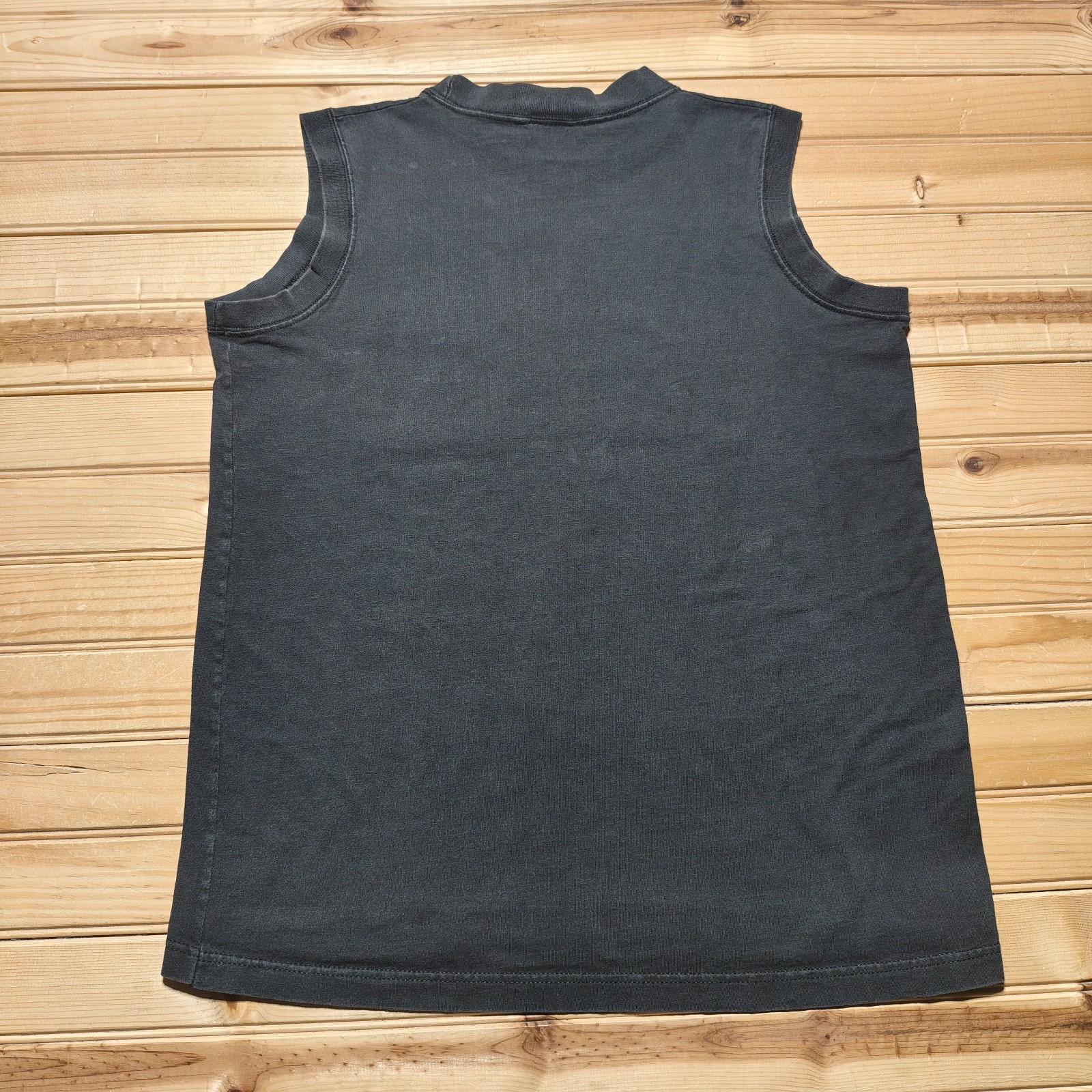 Vintage 90s Blues Express Minimalist Single Stitch Pocket Muscle Shirt USA Large