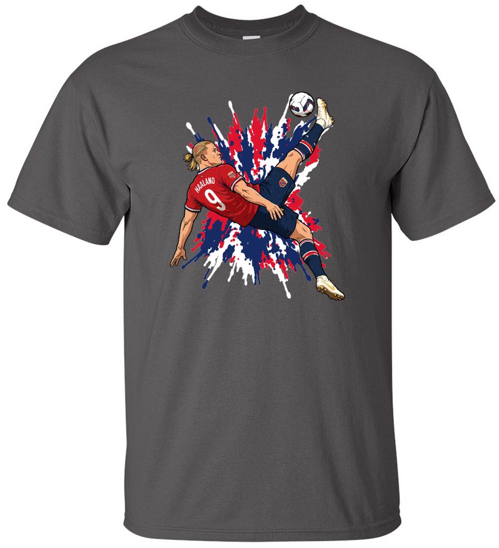 Erling Haaland Spray Paint Norway Shirt T-Shirt Toddler 2T