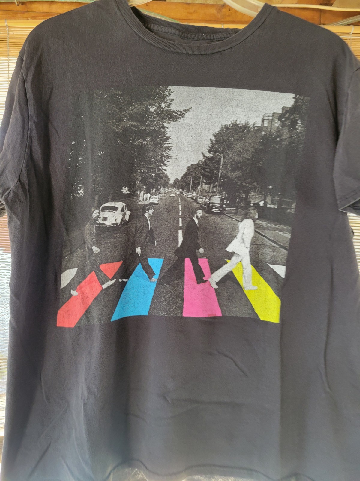 Beatles Pride T-Shirt 2017 Abbey Road Black / Multi-color Large Free Shipping