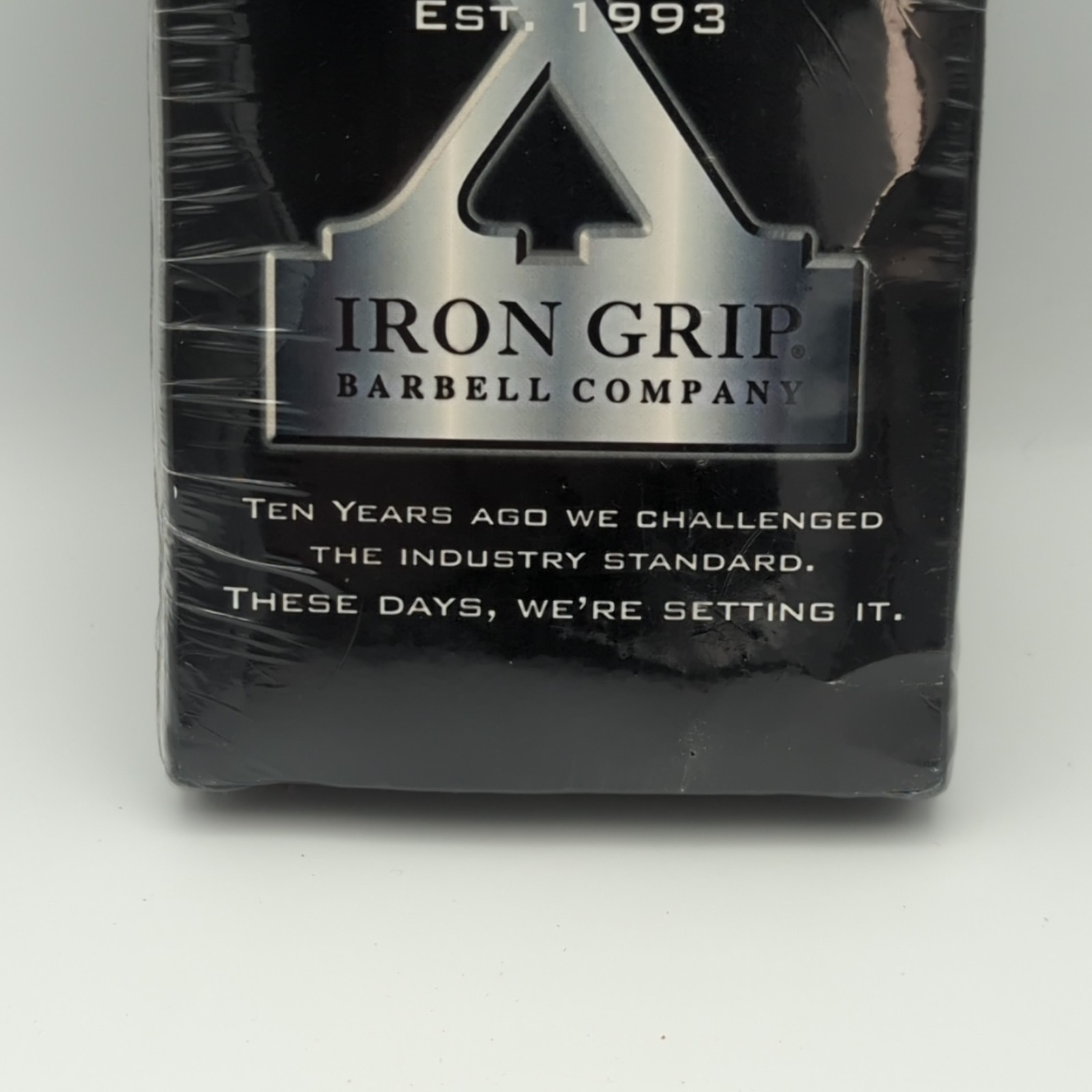 Iron Grip Barbell Company T-Shirt Size Large Promo Sealed Vintage Gym Apparel