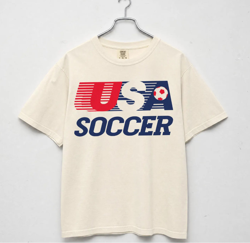 80’s United States Fan Apparel , USA – Soccer 2026 World Cup Shirt