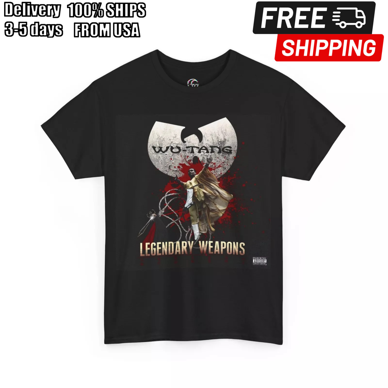 Wu Clan T-Shirt, Legendary Weapons Shirt, Hip Hop Tee, Wu Clan Fan Gift