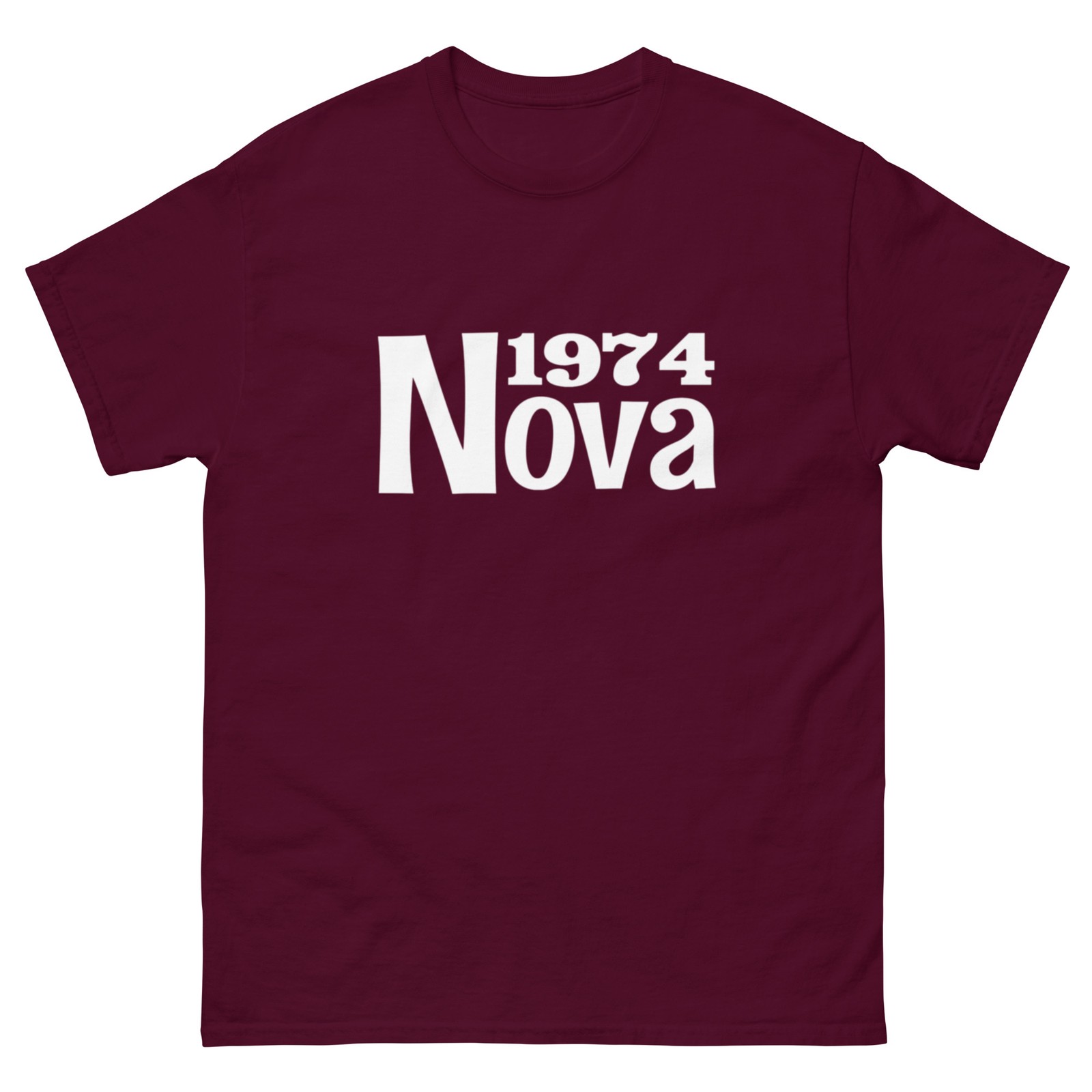 1974 CHEVY NOVA T-SHIRT sizes SMALL thru 5XL CHOOSE FROM 10 COLORS!