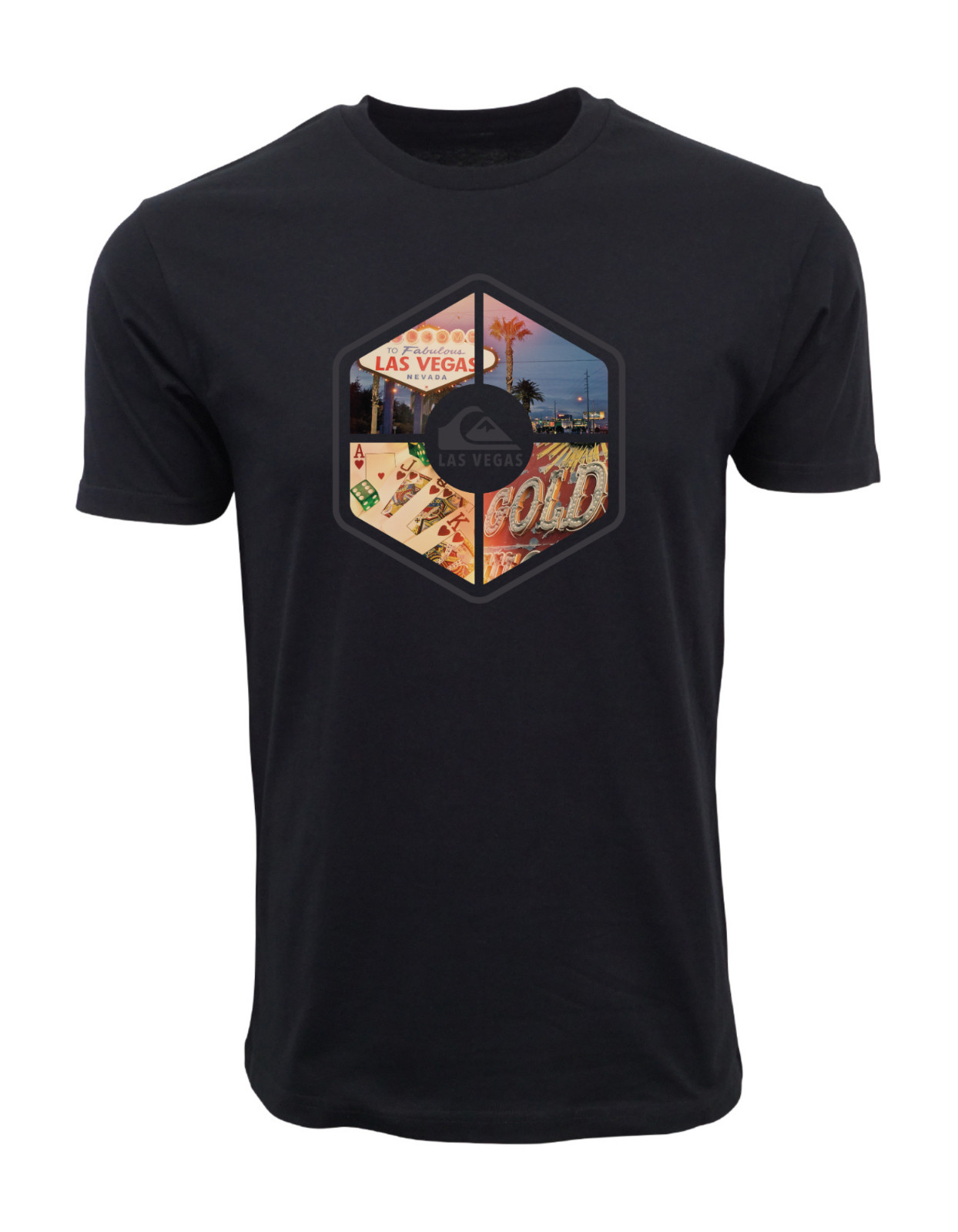 QUIKSILVER LAS VEGAS FLASHBACK T SHIRT