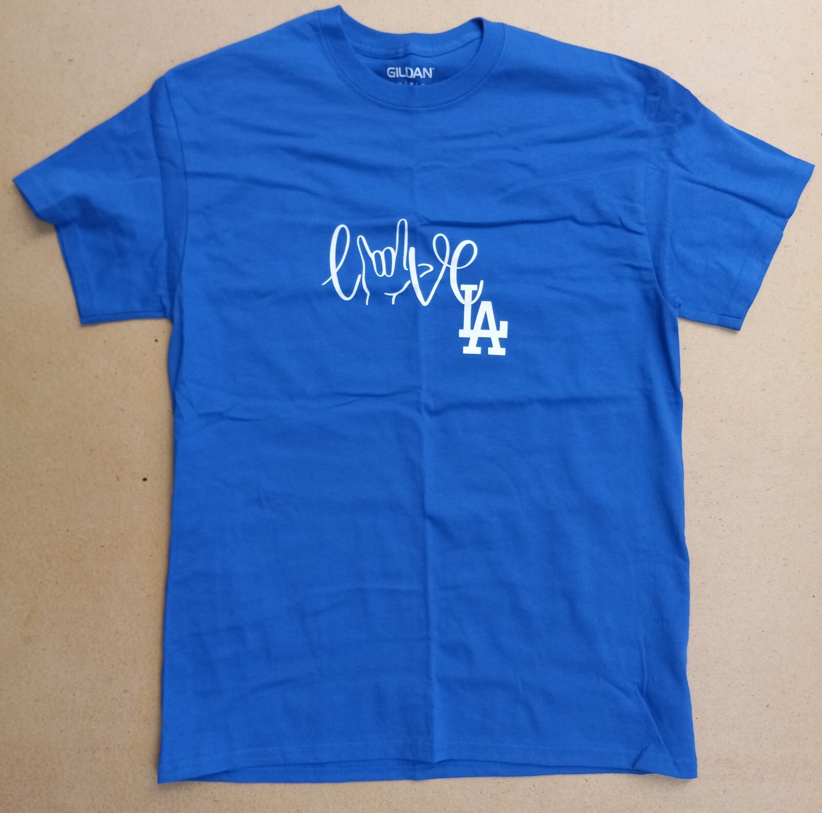 Los Angeles LA Dodgers T Shirt Mens Size Medium MLB Love LA Graphic Tee Baseball