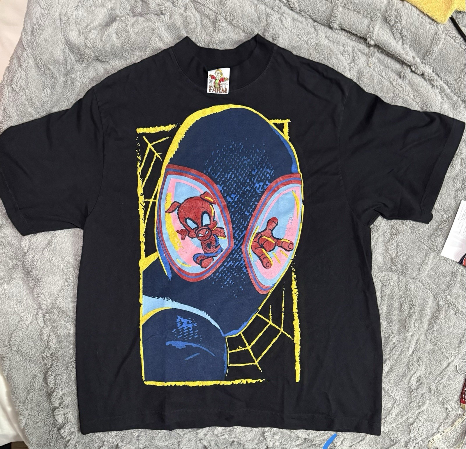 Spider Man Miles Morales And Spider Ham MEGA print T Shirt