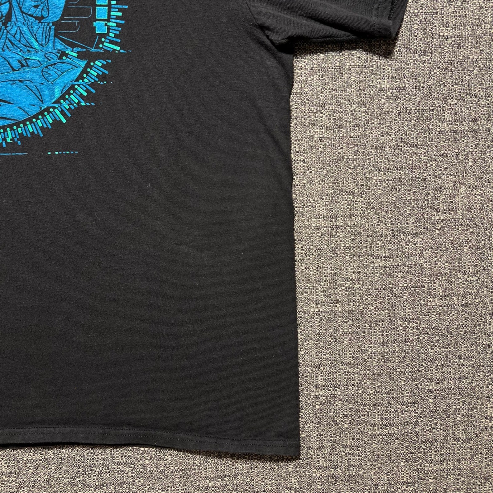 Westworld HBO Promo T Shirt Mens Large L Black Blue Drone Host Cyberpunk Sci Fi