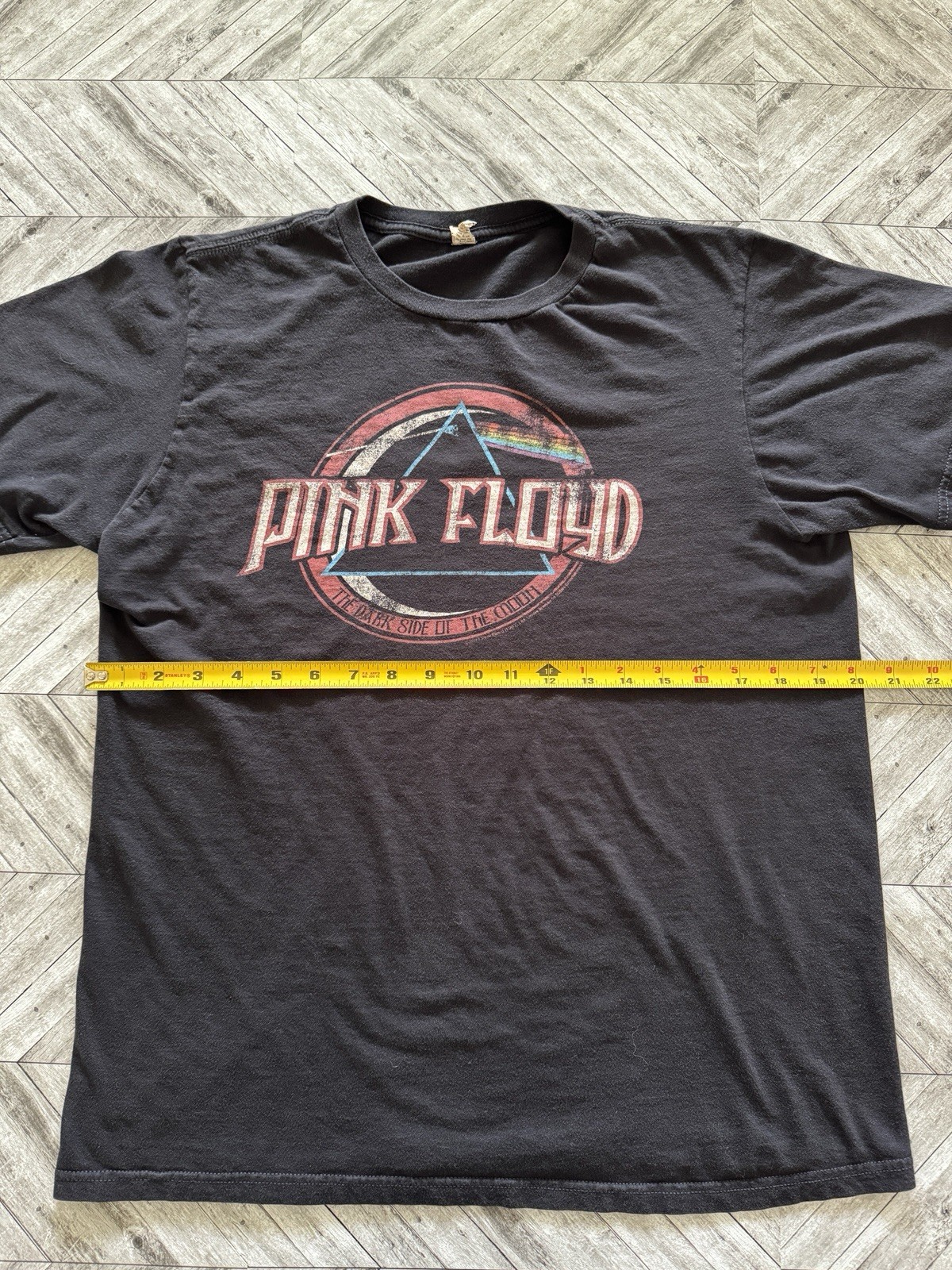 VTG Pink Floyd T-Shirt Mens Medium Black Outdoor Band Music Classic Rock Anvil