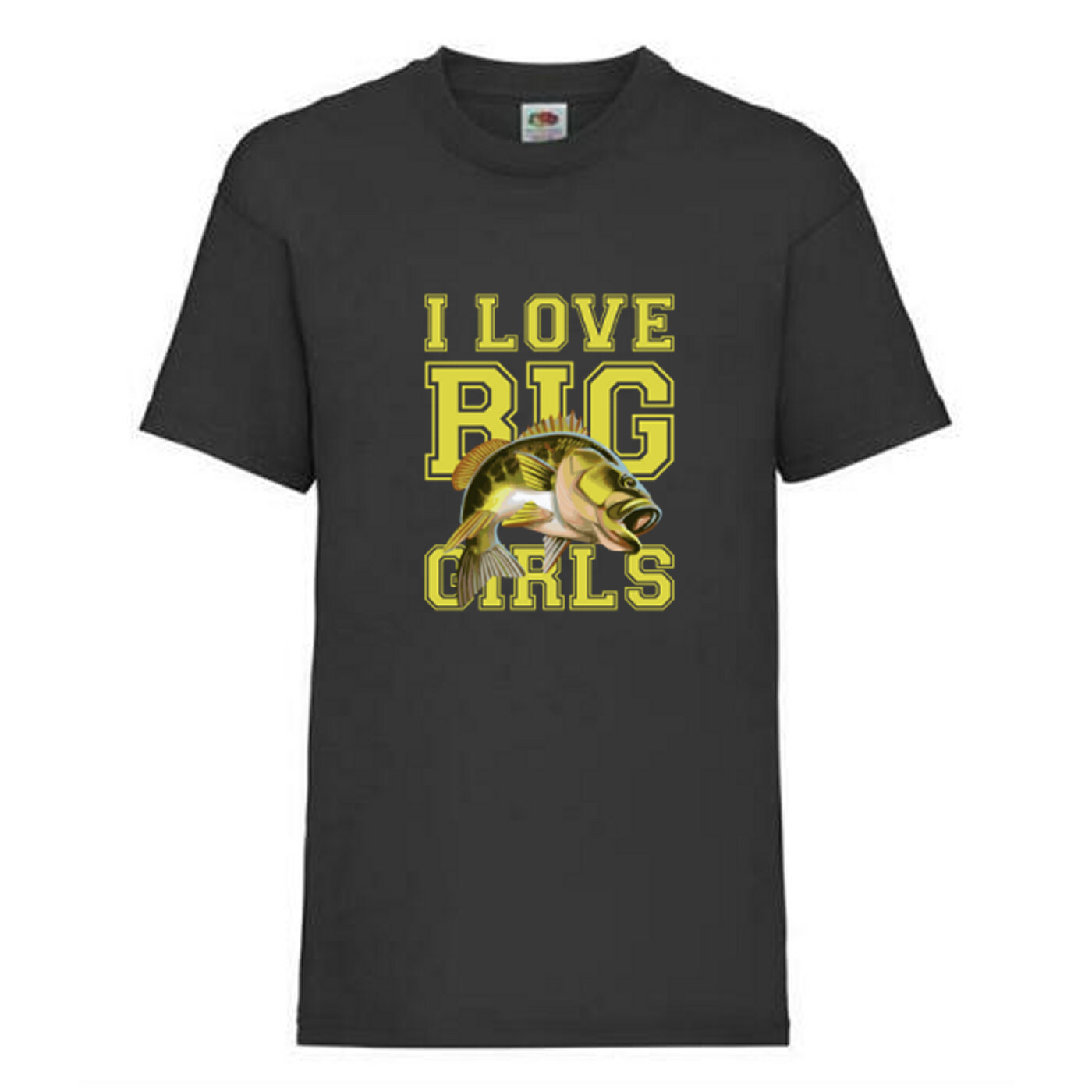 Fishing I Love Big Girls Fish Humour Novelty T Shirt Various Colours And Sizes